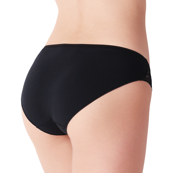 2 Slip Donna Cotonella Nero GD464K2_00002_2