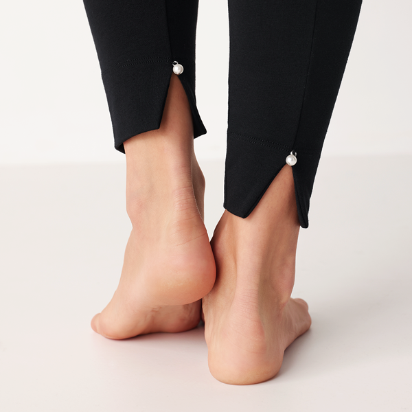 Leggings Donna Cotonella Nero GD486_00002_3