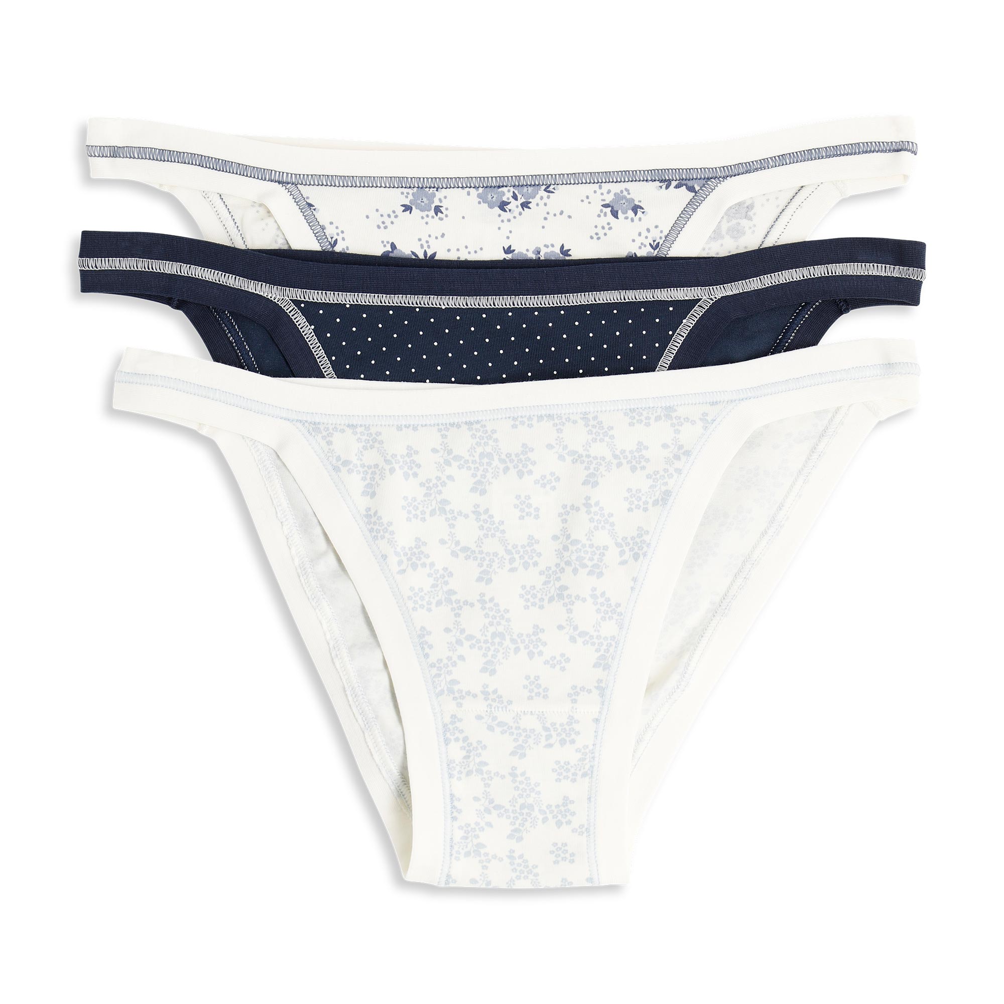 3 Tanga Donna Cotonella Ass 2pn-1bl GD500K3_2P100_3