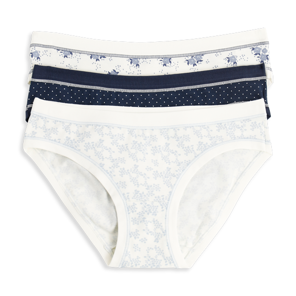 3 Slip Donna Cotonella Ass 2pn-1bl GD502K3_2P100