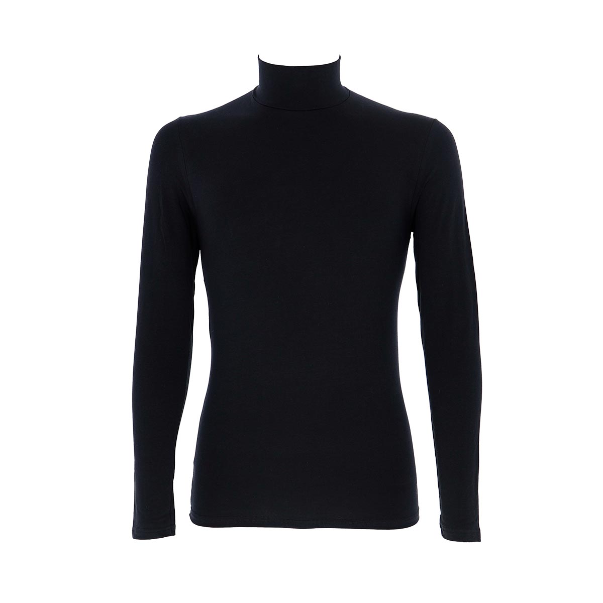 Maglia Lupetto Manica Lunga Uomo Cotonella Nero GU002_00002_3