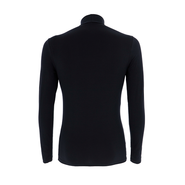 Maglia Lupetto Manica Lunga Uomo Cotonella Nero GU002_00002_4