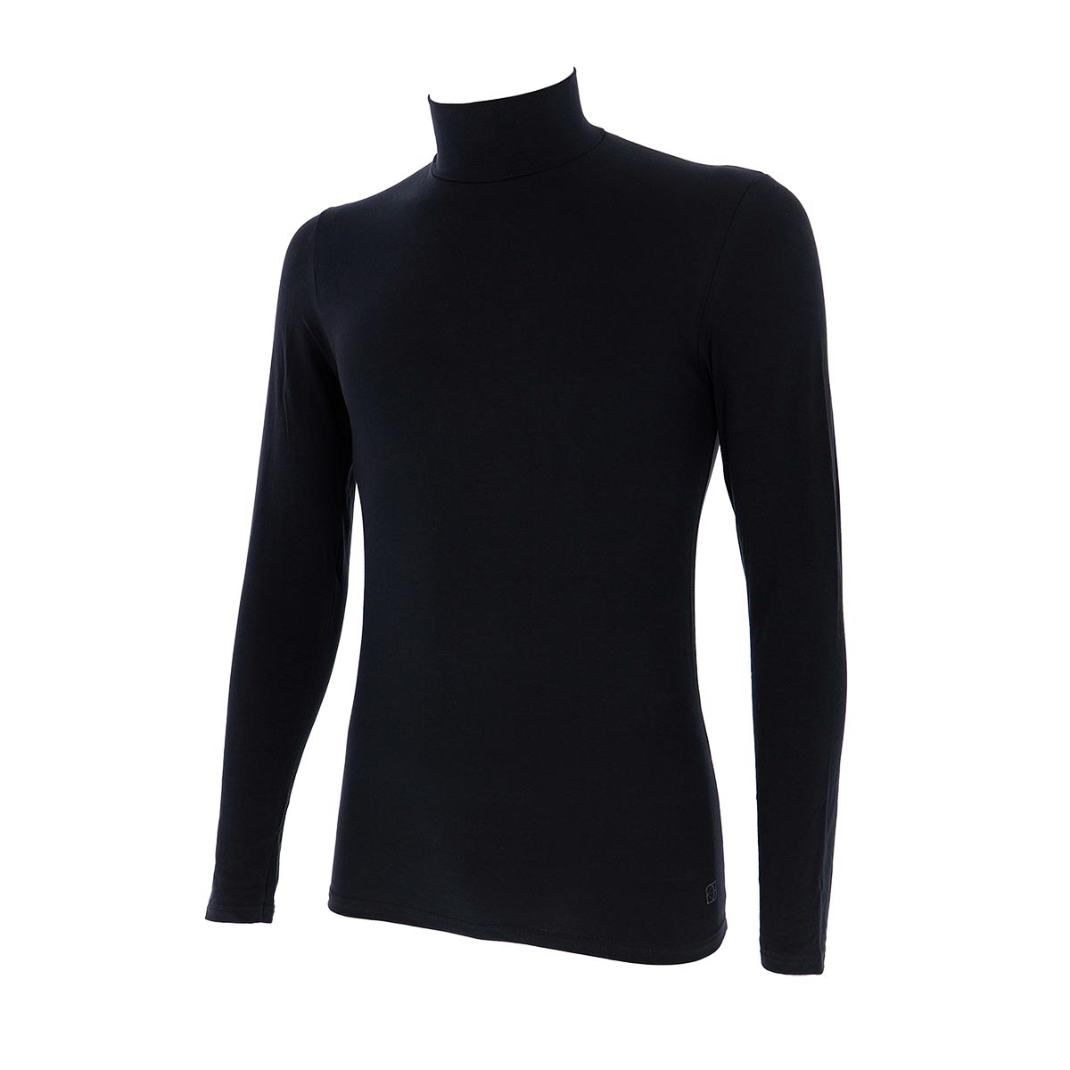 Maglia Lupetto Manica Lunga Uomo Cotonella Nero GU002_00002_5