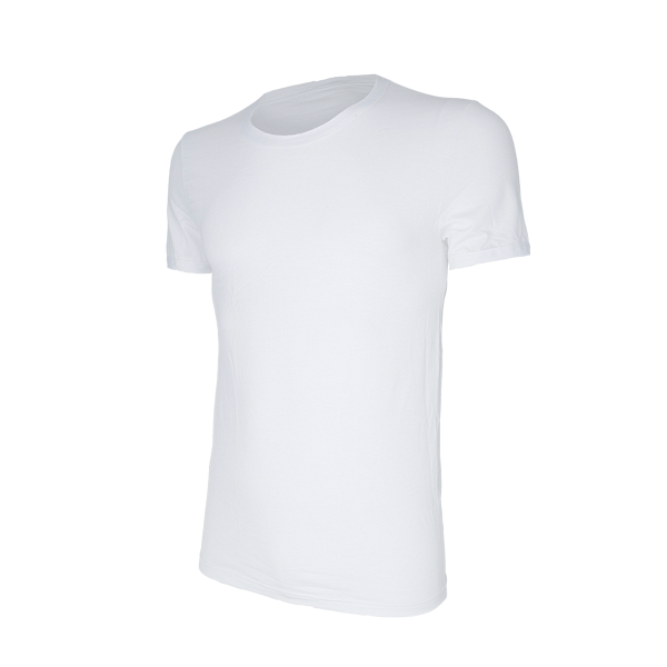 Maglia Girocollo Manica Corta Uomo Cotonella Bianco GU006_00001_4