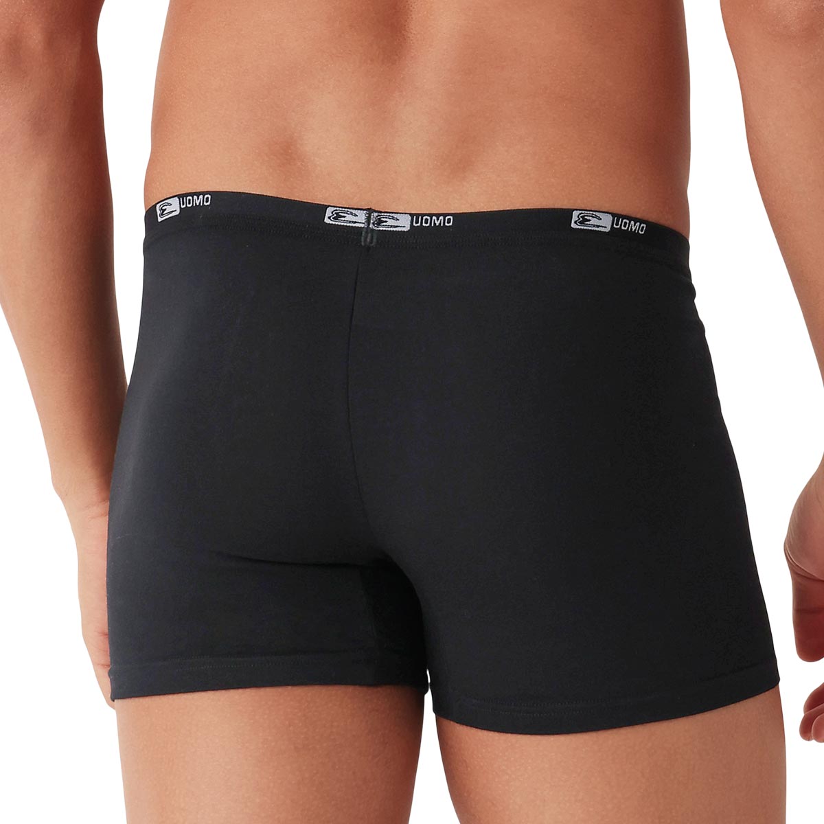 2 Boxer Uomo Cotonella Nero GU017K2_00002_2