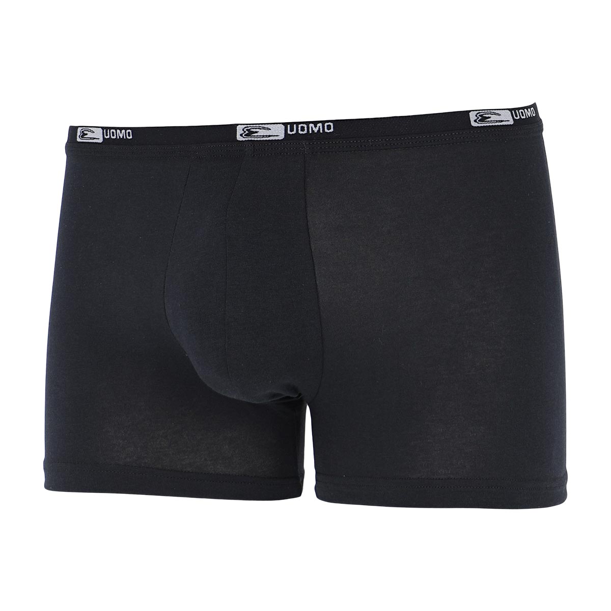 2 Boxer Uomo Cotonella Nero GU017K2_00002_4