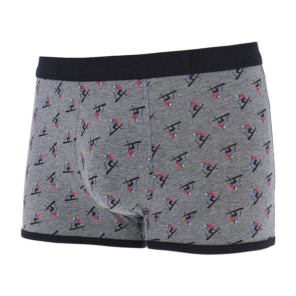 Short Uomo Cotonella Ski Rosso GU051_SKI07_3