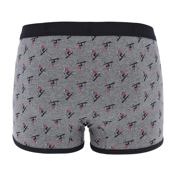 Short Uomo Cotonella Ski Rosso GU051_SKI07_4