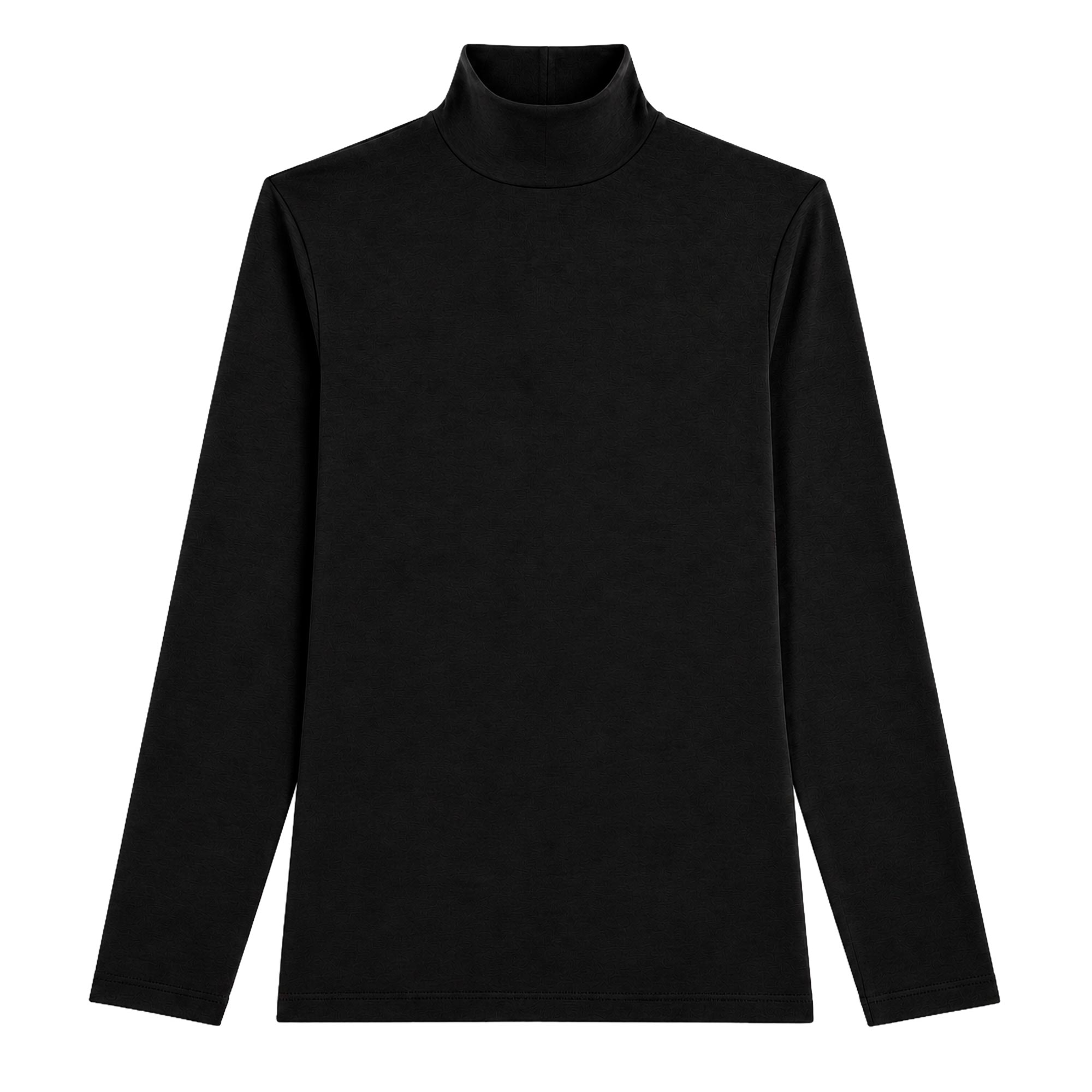 Maglia Lupetto Manica Lunga Uomo Cotonella Nero GU081_00002_3
