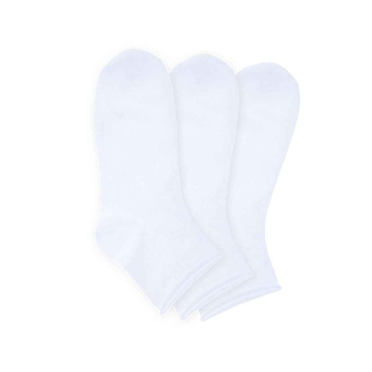 3 Calza Quarter Donna Cotonella Bianco ID001K3_00001_5