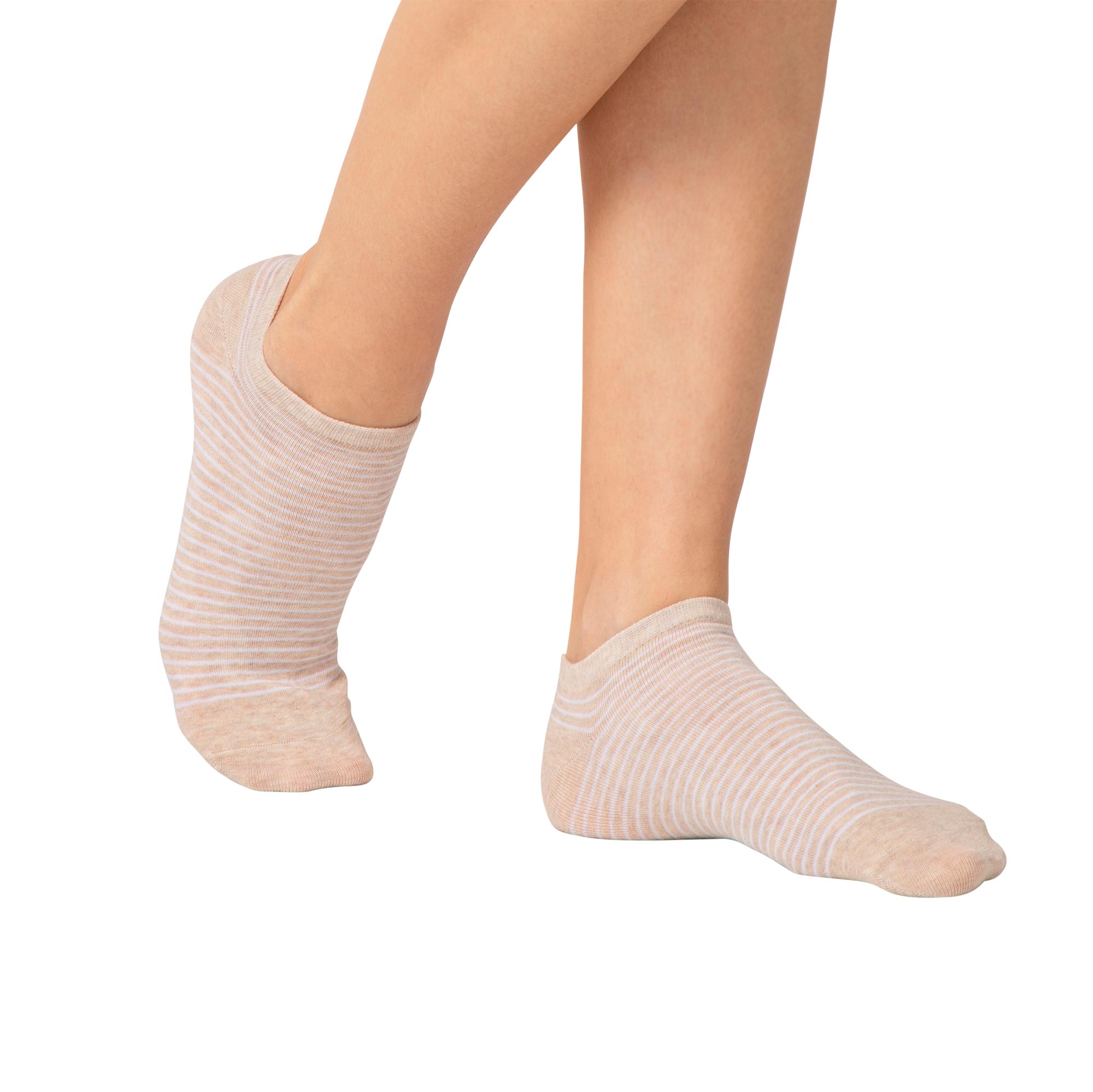 3 Calza Sneaker Donna Cotonella Ass B.co Nat Me ID073K3_00100