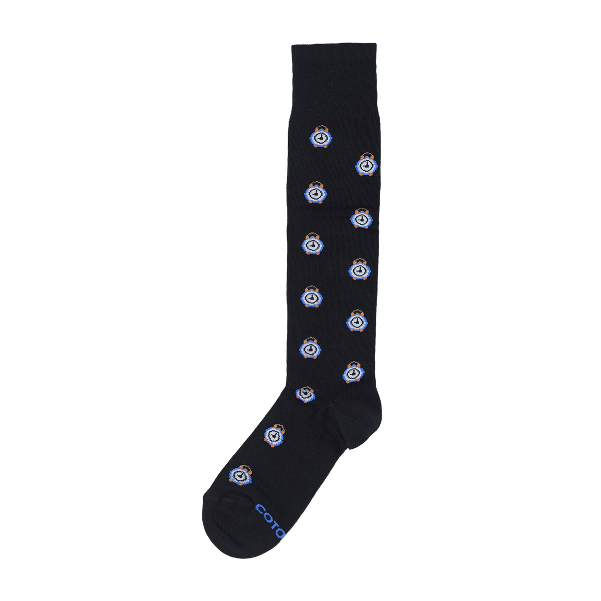 Calza Lunga Uomo Cotonella Nero IU043_00002_4