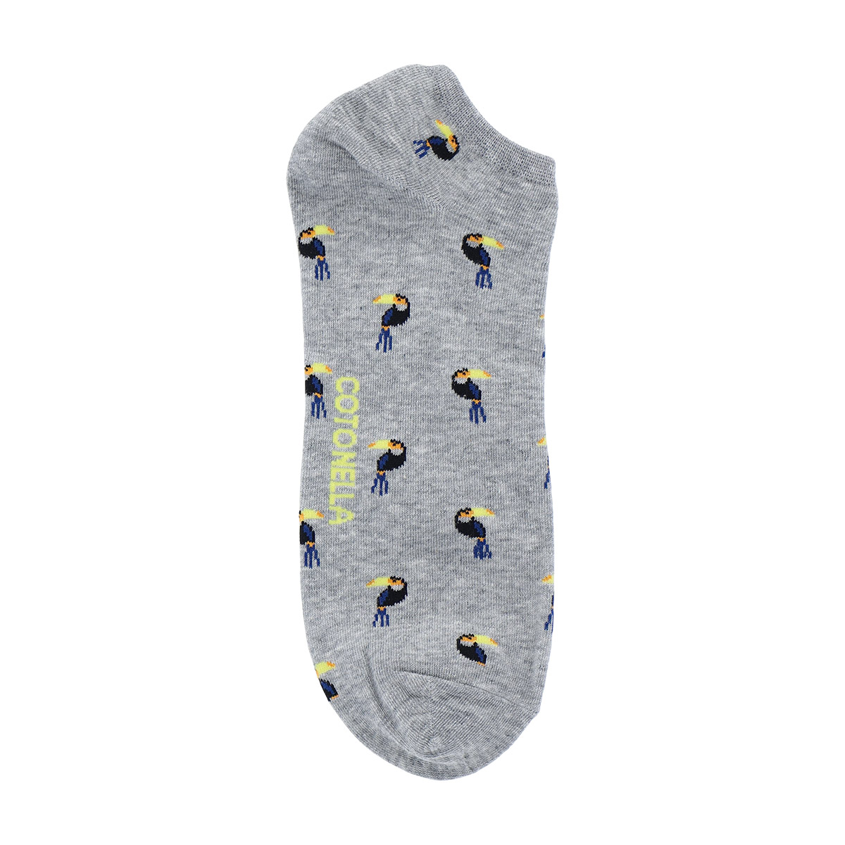 Calza Sneaker Uomo Cotonella Grigio Melange IU052_A1122_4