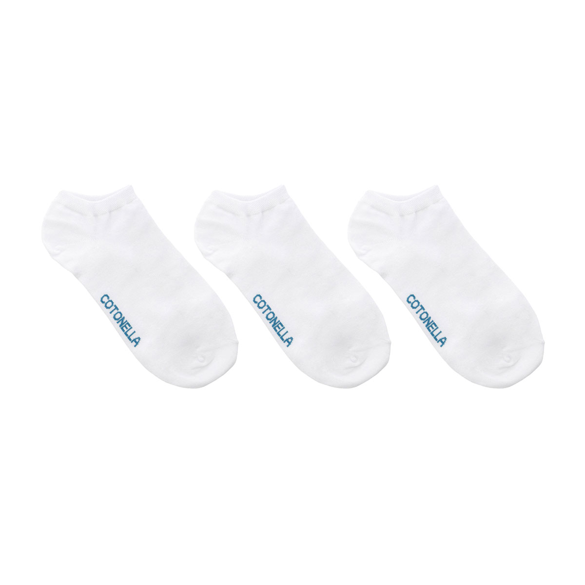 3 Calza Sneaker Cotonella Bianco IX003K3_00001_2