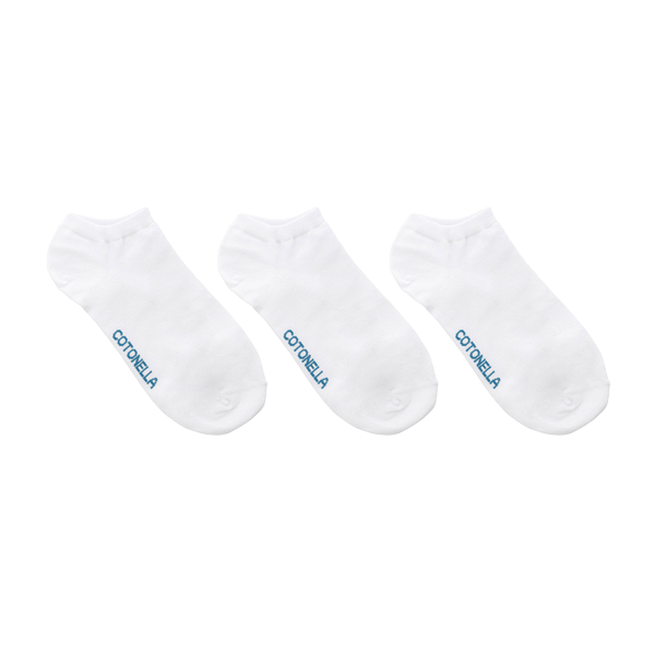 3 Calza Sneaker Cotonella Bianco IX003K3_00001_2