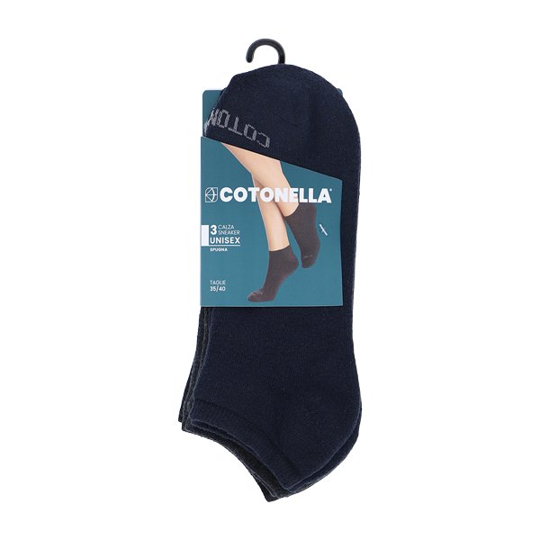 3 Sneaker Cotonella Ass Nero-blu-an IX006K3_00100_3